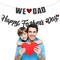 Happy Fathers Day Banner Decorations Dads Holiday Decoration Black Glitter Letter for Papas Day Party Garland Backdrop Bunting Sign Props Home Outdoor Celebrate